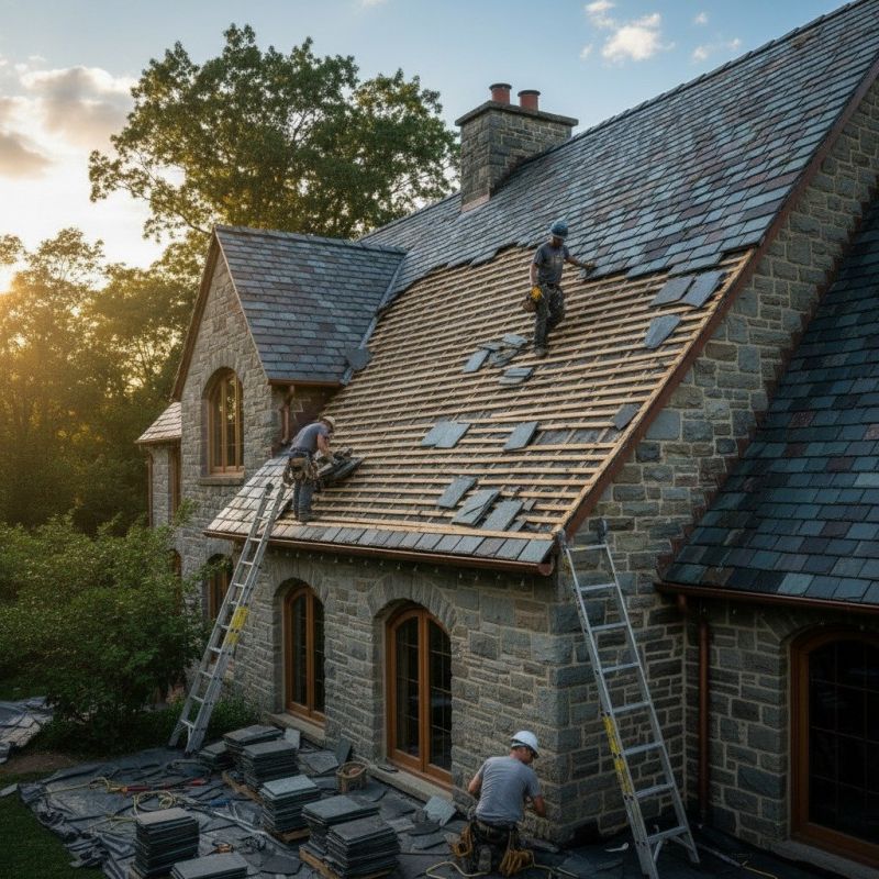 Benefits Of Natural Slate Roof Replacement For Historic And Luxury Homes